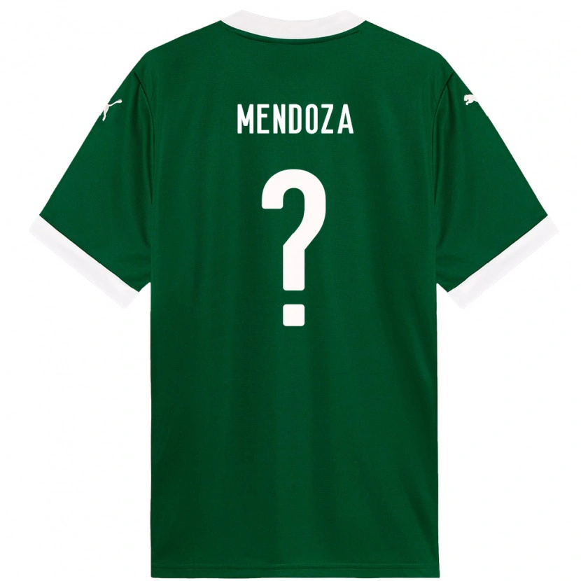 DanxenキッズBeymar Mendoza#0グリーン ホワイトホームシャツ2025/26ジャージーユニフォーム