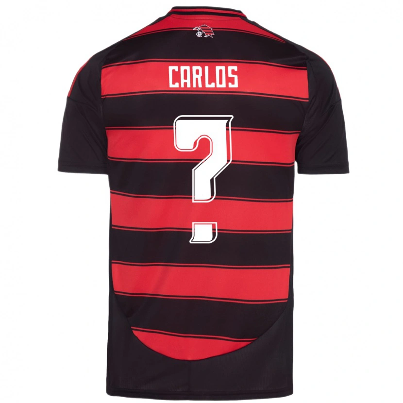 DanxenキッズJean Carlos#0レッド ブラックホームシャツ2025/26ジャージーユニフォーム