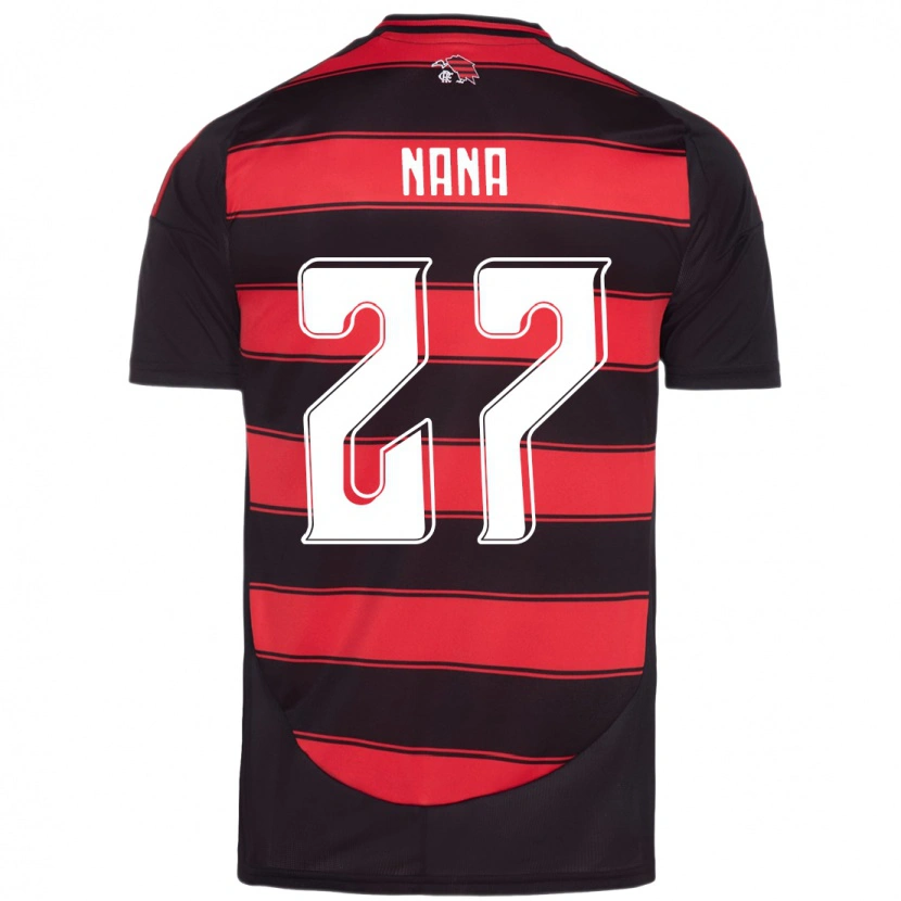 DanxenキッズNana#27レッド ブラックホームシャツ2025/26ジャージーユニフォーム