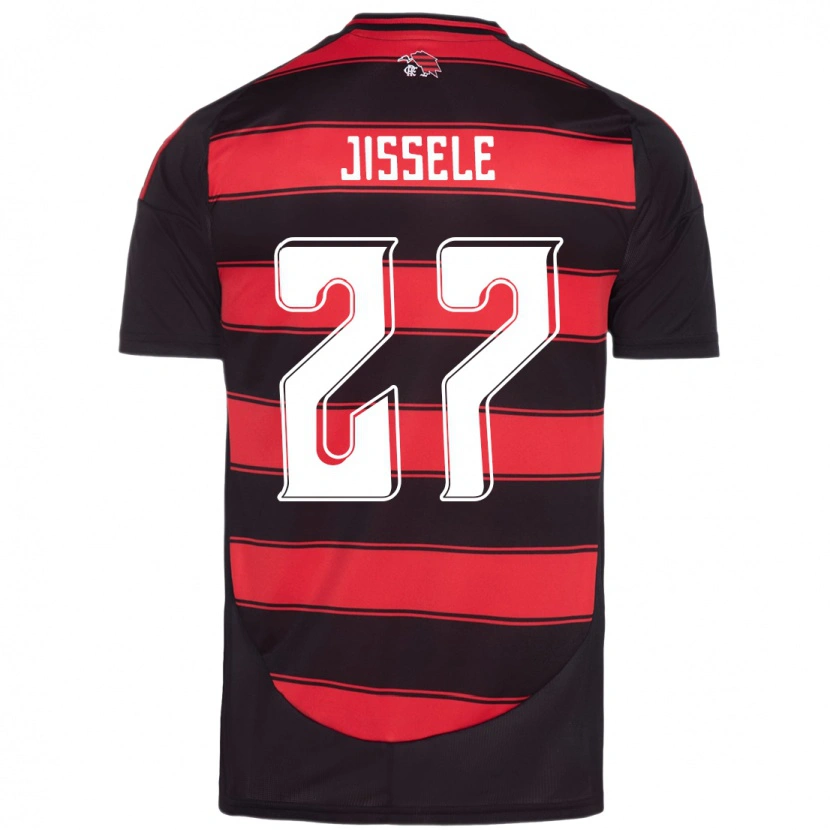 DanxenキッズJissele#27レッド ブラックホームシャツ2025/26ジャージーユニフォーム