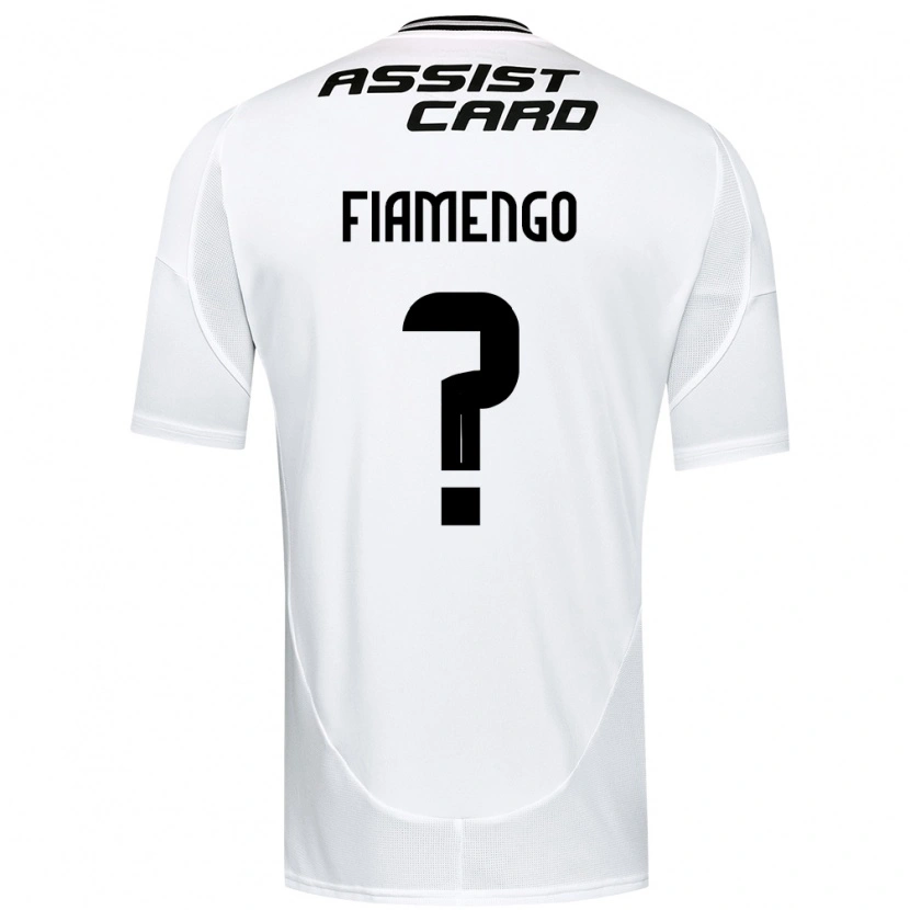 DanxenキッズDarko Fiamengo#0ブラック ホワイト イエローホームシャツ2025/26ジャージーユニフォーム