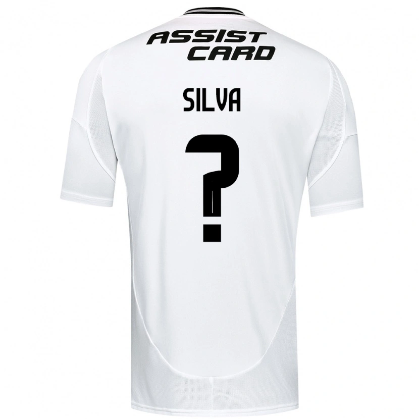 DanxenキッズAgustin Silva#0ブラック ホワイト イエローホームシャツ2025/26ジャージーユニフォーム