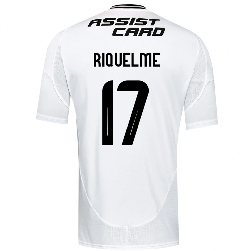 DanxenキッズCristián Riquelme#17ブラック ホワイト イエローホームシャツ2025/26ジャージーユニフォーム