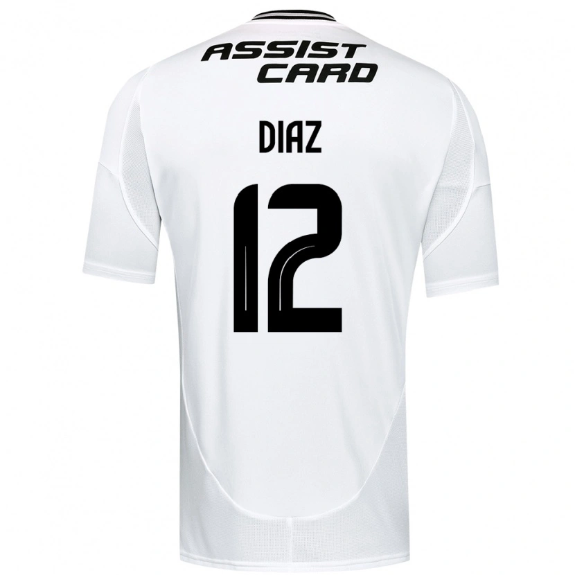 Danxenキッズハビエラ・ディアス#12ブラック ホワイト イエローホームシャツ2025/26ジャージーユニフォーム