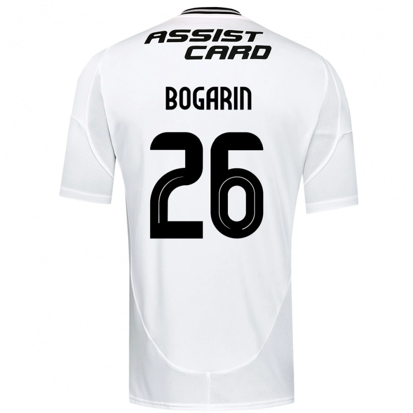 DanxenキッズDahiana Bogarín#26ブラック ホワイト イエローホームシャツ2025/26ジャージーユニフォーム