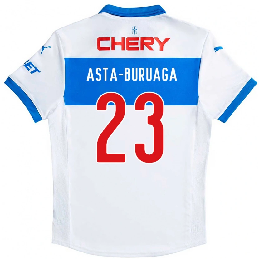 DanxenキッズTomás Asta-Buruaga#23ブラック ブルーホームシャツ2025/26ジャージーユニフォーム