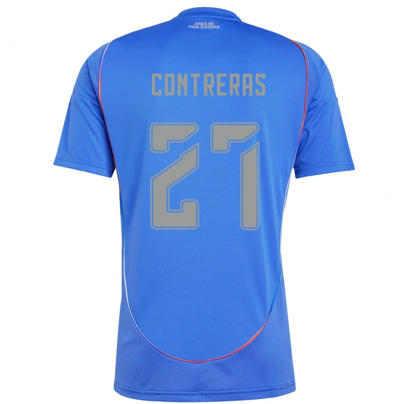 DanxenキッズRodrigo Contreras#27スカイブルーホームシャツ2025/26ジャージーユニフォーム