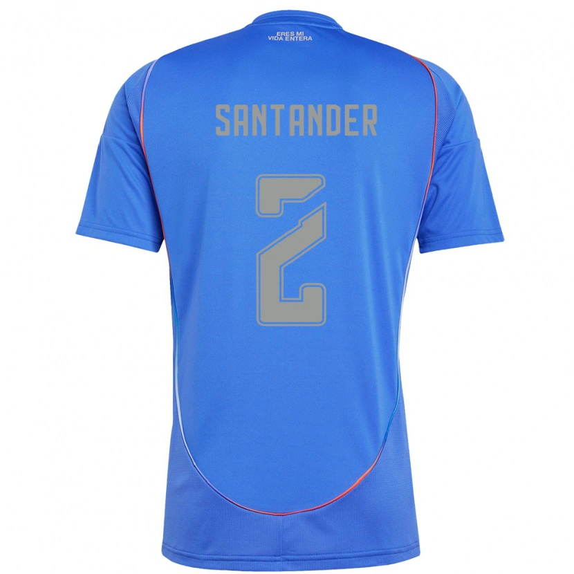 DanxenキッズConstanza Santander#2スカイブルーホームシャツ2025/26ジャージーユニフォーム