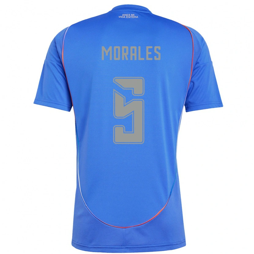 DanxenキッズMariana Morales#5スカイブルーホームシャツ2025/26ジャージーユニフォーム