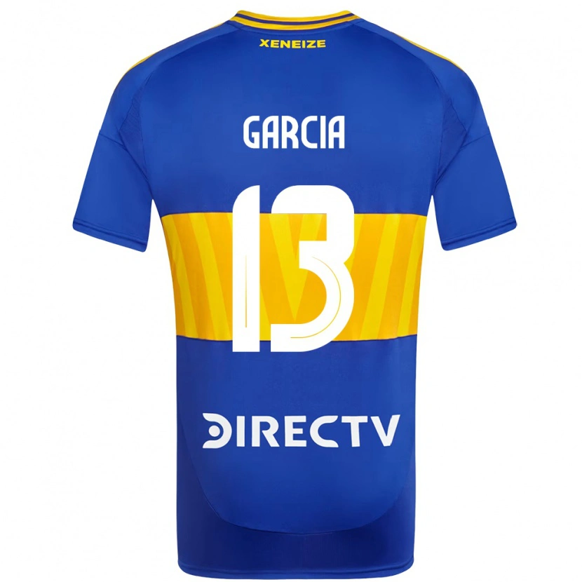DanxenキッズJavier García#13ロイヤルブルー イエローホームシャツ2025/26ジャージーユニフォーム