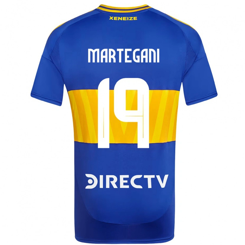 DanxenキッズAgustín Martegani#19ロイヤルブルー イエローホームシャツ2025/26ジャージーユニフォーム