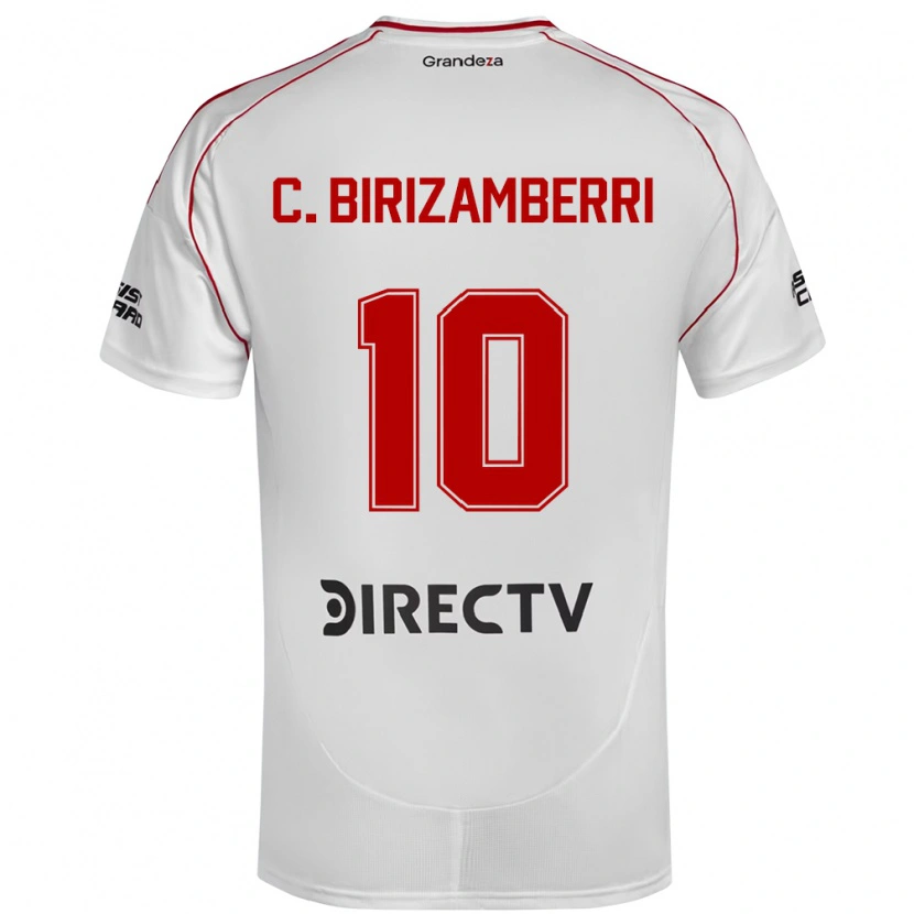 Danxenキッズカロリーナ・ビリザンベリ#10ホワイト レッドホームシャツ2025/26ジャージーユニフォーム
