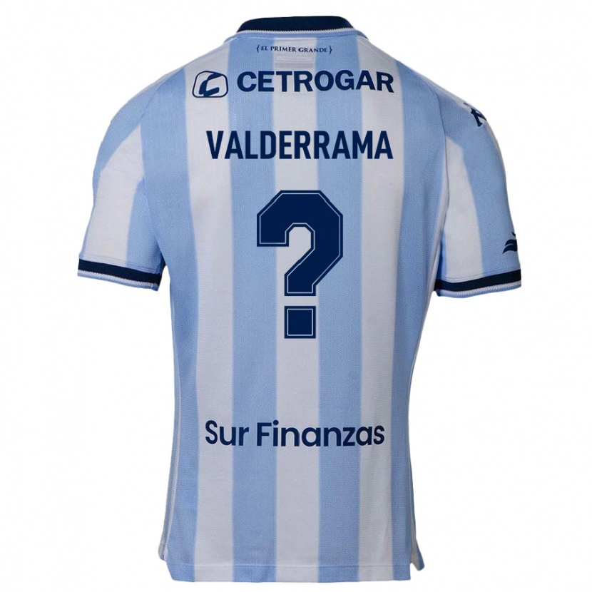 DanxenキッズGonzalo Valderrama#0スカイブルーホームシャツ2025/26ジャージーユニフォーム