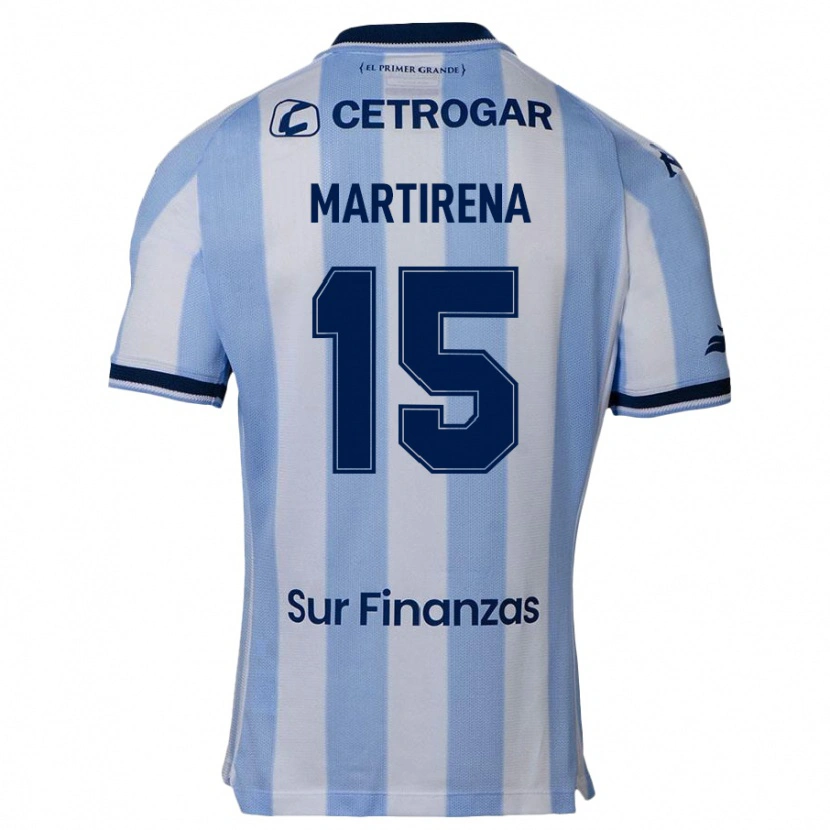 DanxenキッズGastón Martirena#15スカイブルーホームシャツ2025/26ジャージーユニフォーム