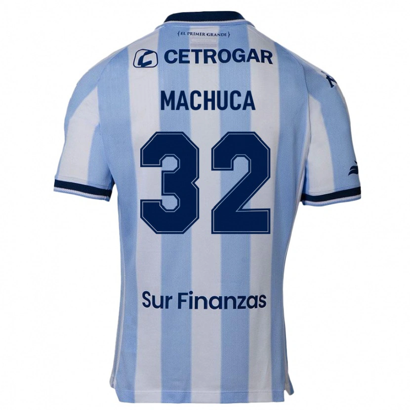 DanxenキッズElias Machuca#32スカイブルーホームシャツ2025/26ジャージーユニフォーム