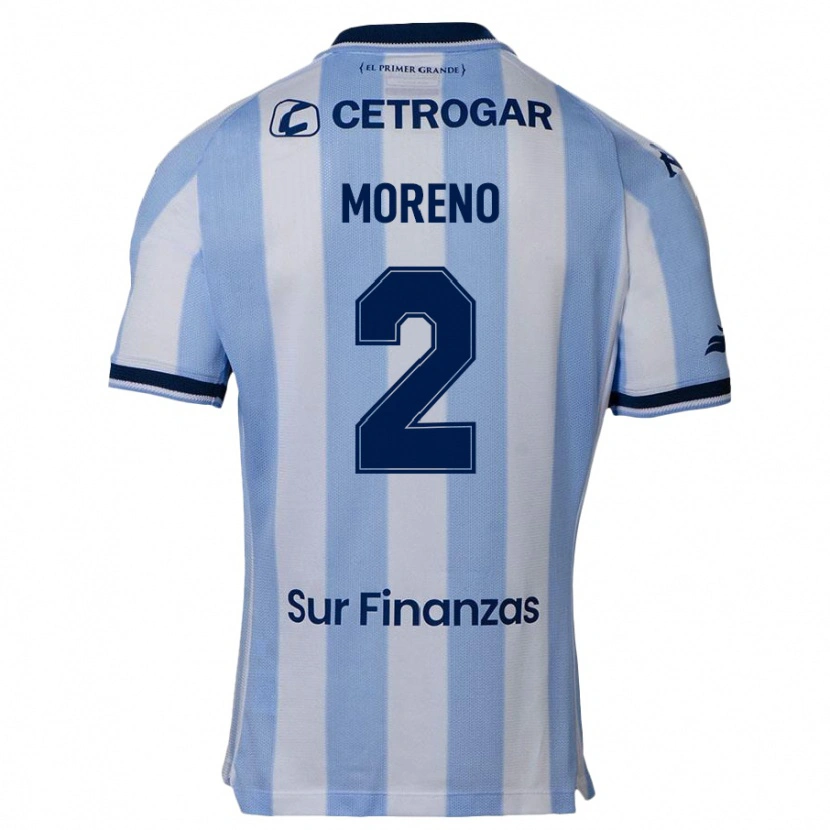 DanxenキッズMelina Moreno#2スカイブルーホームシャツ2025/26ジャージーユニフォーム