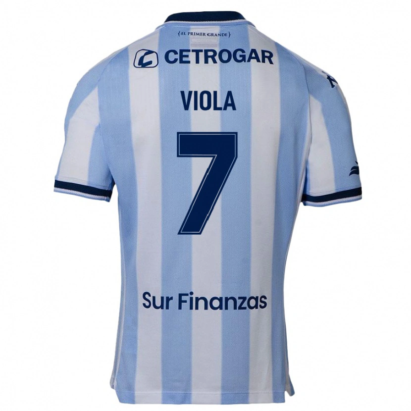 DanxenキッズNazarena Viola#7スカイブルーホームシャツ2025/26ジャージーユニフォーム