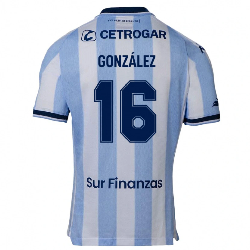 DanxenキッズMaricel González#16スカイブルーホームシャツ2025/26ジャージーユニフォーム