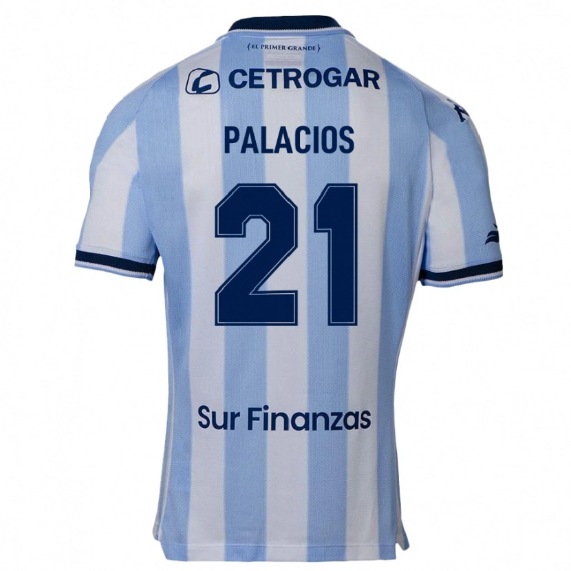DanxenキッズSofía Palacios#21スカイブルーホームシャツ2025/26ジャージーユニフォーム