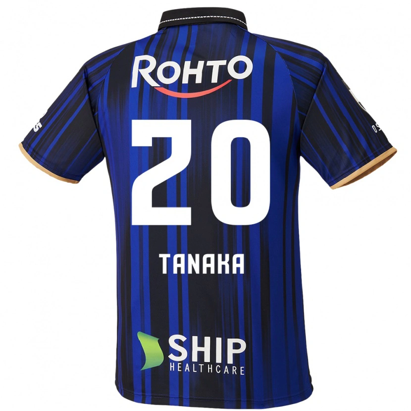 DanxenキッズHyoga Tanaka#20ブルー ホワイト ブラックホームシャツ2025/26ジャージーユニフォーム