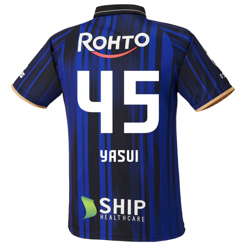 DanxenキッズTsukasa Yasui#45ブルー ホワイト ブラックホームシャツ2025/26ジャージーユニフォーム