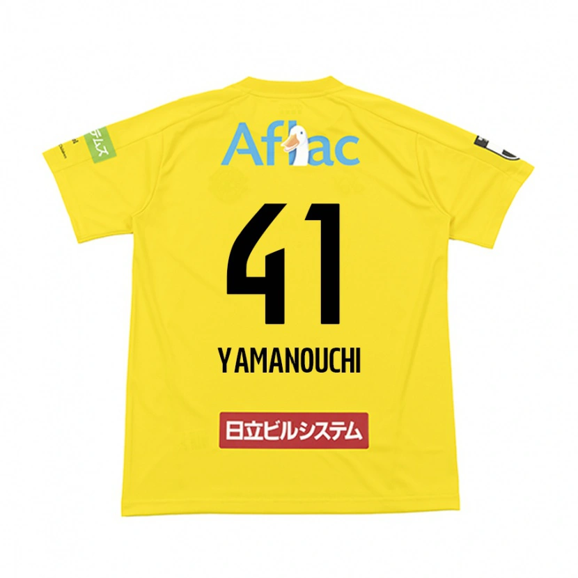 Danxenキッズ山之内佑成#41ブラック イエローホームシャツ2025/26ジャージーユニフォーム