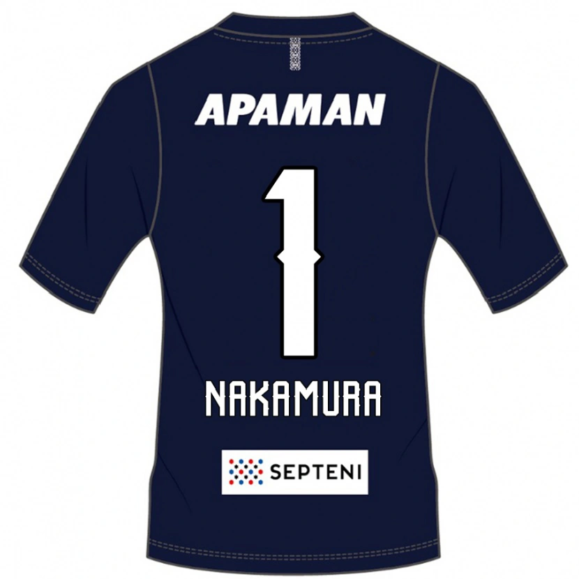 DanxenキッズSeigo Nakamura#1ロイヤルブルー ホワイトホームシャツ2025/26ジャージーユニフォーム