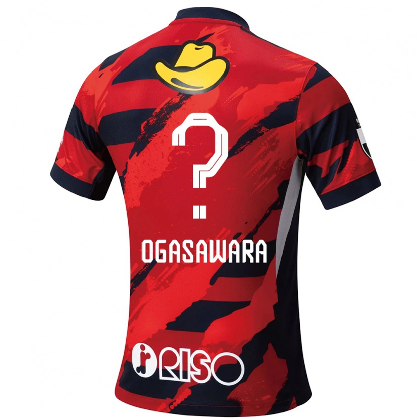 DanxenキッズHiro Ogasawara#0レッド ブラックホームシャツ2025/26ジャージーユニフォーム