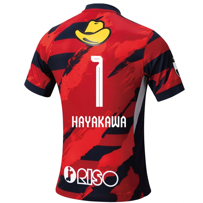 Danxenキッズ早川友基#1レッド ブラックホームシャツ2025/26ジャージーユニフォーム