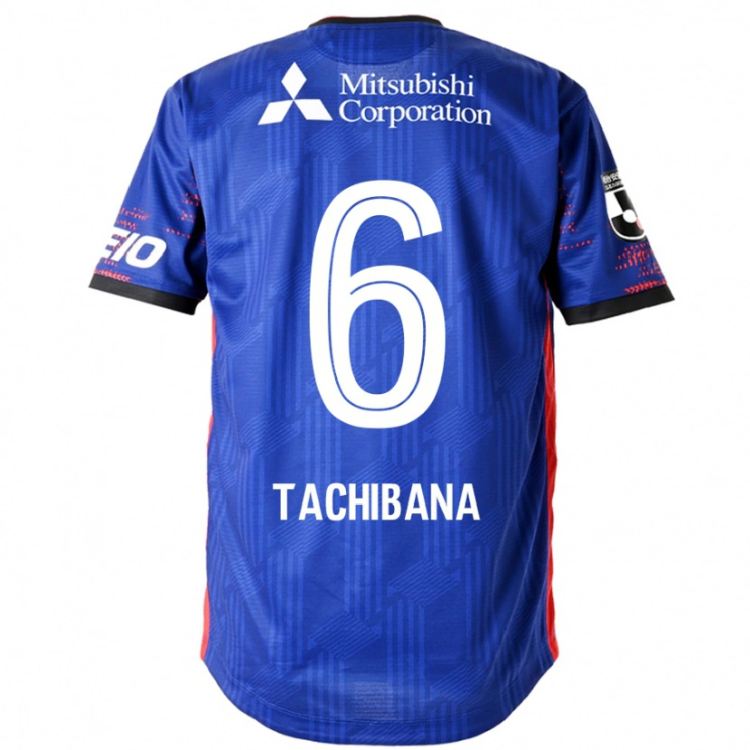 DanxenキッズKeigo Tachibana#6ロイヤルブルー ホワイトホームシャツ2025/26ジャージーユニフォーム