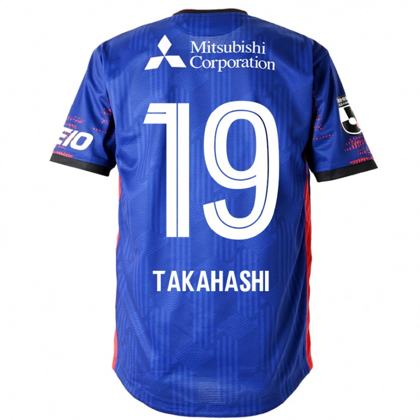 DanxenキッズYuya Takahashi#19ロイヤルブルー ホワイトホームシャツ2025/26ジャージーユニフォーム