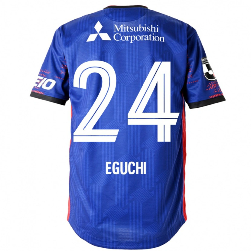 DanxenキッズKaito Eguchi#24ロイヤルブルー ホワイトホームシャツ2025/26ジャージーユニフォーム