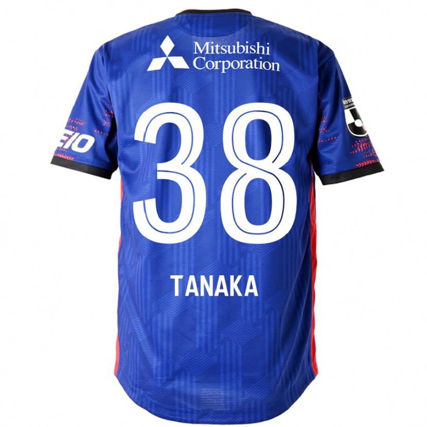 DanxenキッズKio Tanaka#38ロイヤルブルー ホワイトホームシャツ2025/26ジャージーユニフォーム