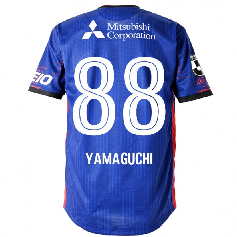 DanxenキッズTaiyo Yamaguchi#88ロイヤルブルー ホワイトホームシャツ2025/26ジャージーユニフォーム