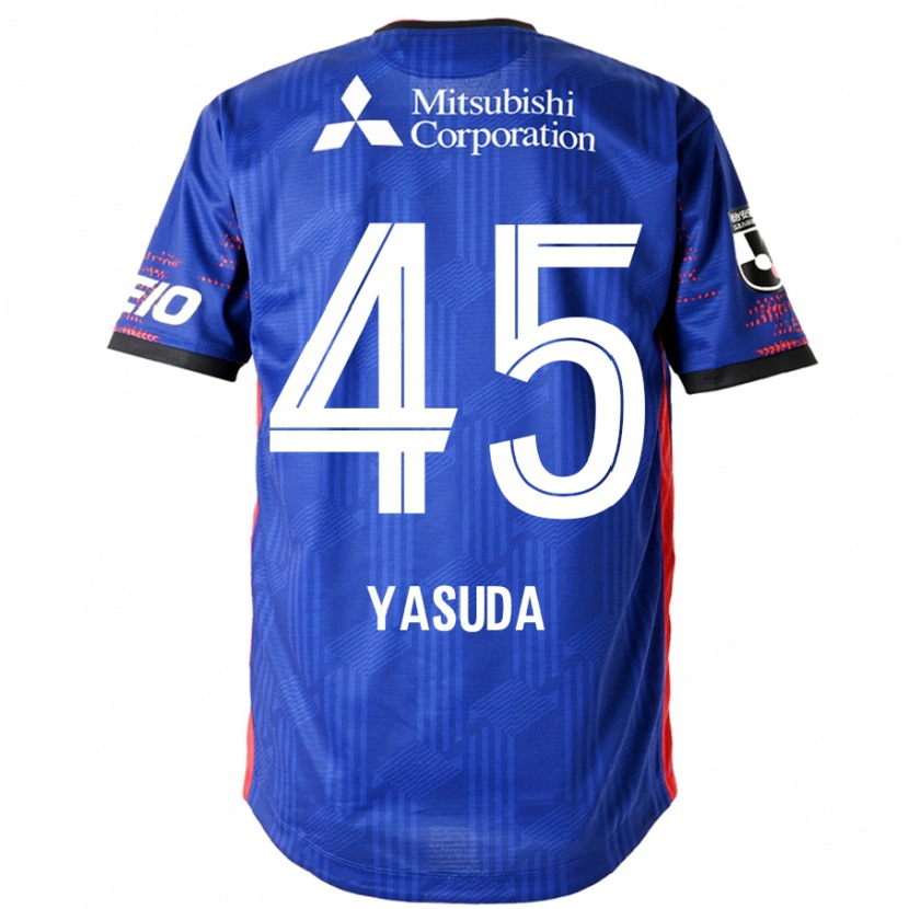 Danxenキッズ安田虎士朗#45ロイヤルブルー ホワイトホームシャツ2025/26ジャージーユニフォーム