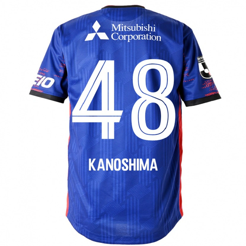 Danxenキッズユー・カノシマ#48ロイヤルブルー ホワイトホームシャツ2025/26ジャージーユニフォーム