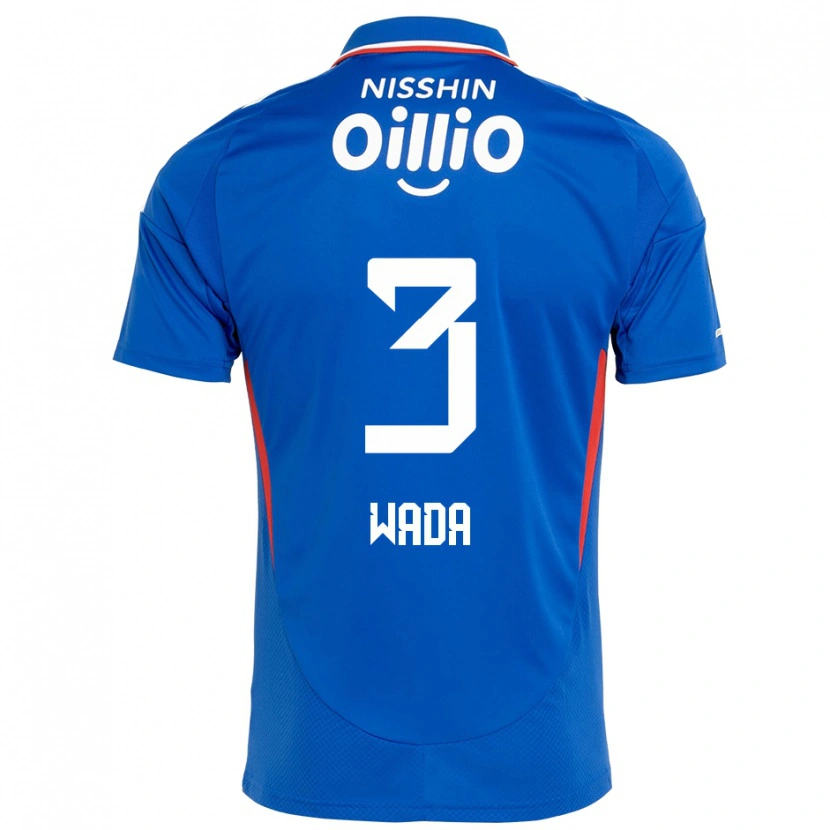 DanxenキッズYusei Wada#3ロイヤルブルー ホワイトホームシャツ2025/26ジャージーユニフォーム