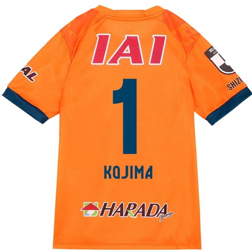 DanxenキッズShuta Kojima#1オレンジ レッドホームシャツ2025/26ジャージーユニフォーム