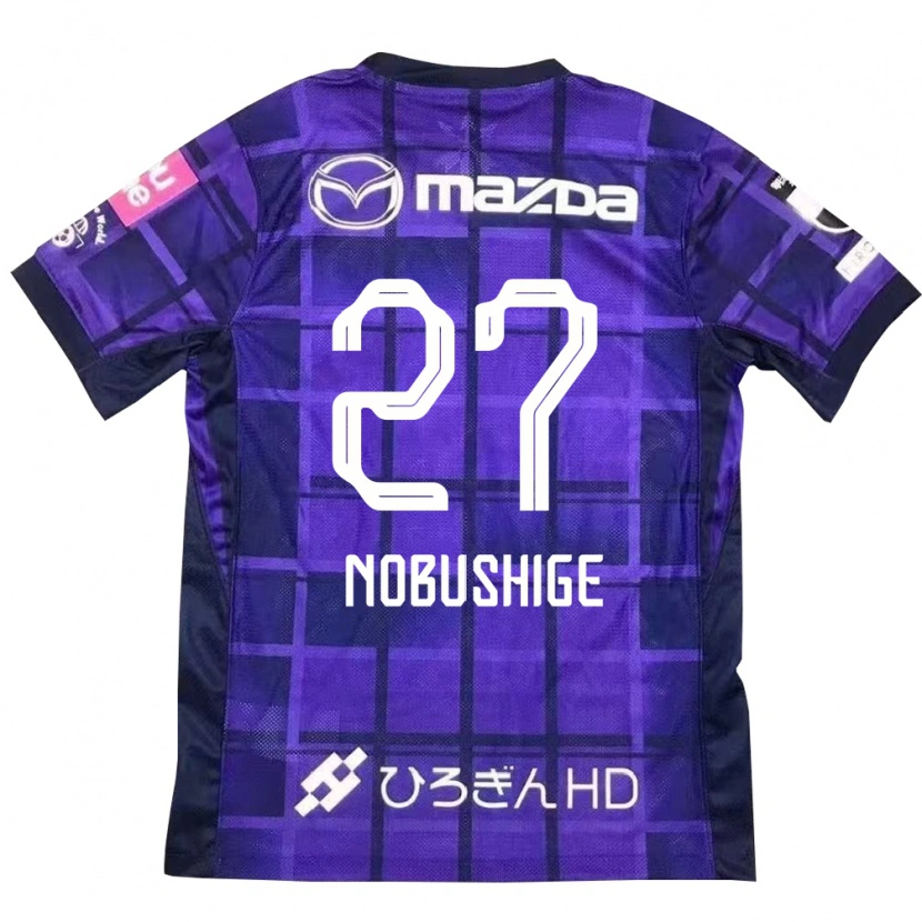 DanxenキッズRyojiro Nobushige#27パープル オレンジホームシャツ2025/26ジャージーユニフォーム