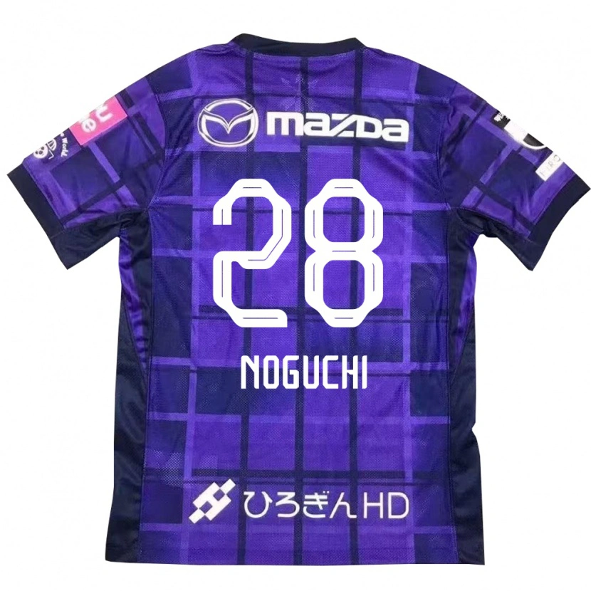 DanxenキッズRento Noguchi#28パープル オレンジホームシャツ2025/26ジャージーユニフォーム