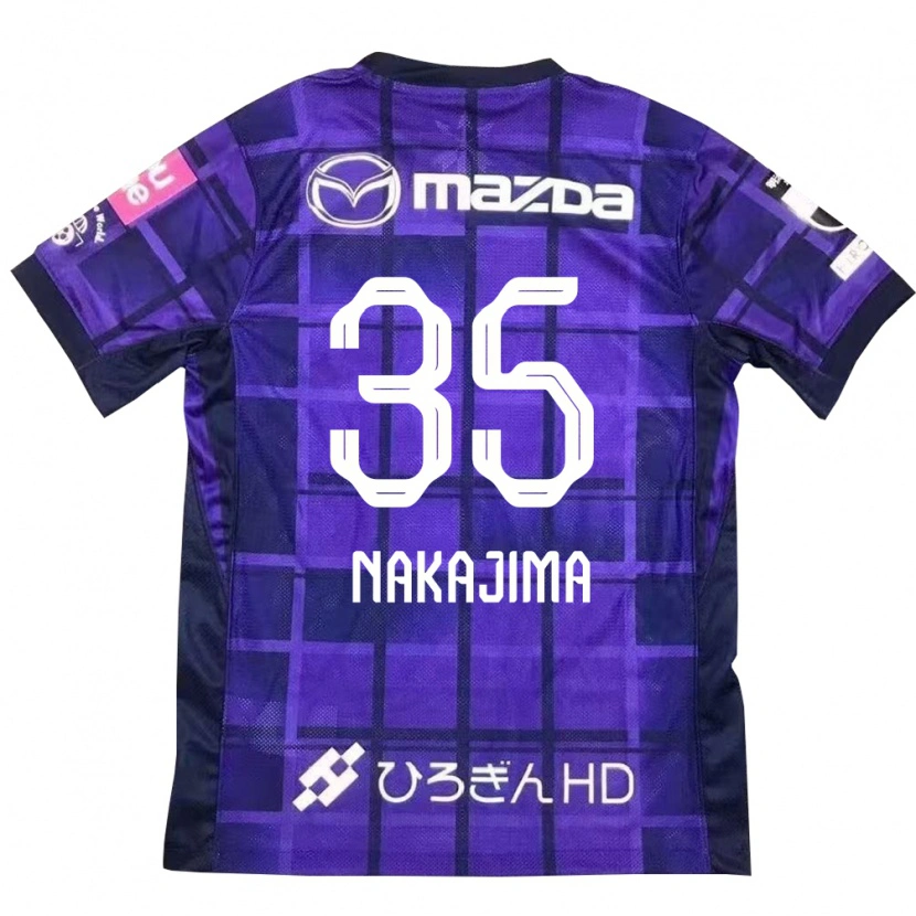 Danxenキッズ中島洋太朗#35パープル オレンジホームシャツ2025/26ジャージーユニフォーム