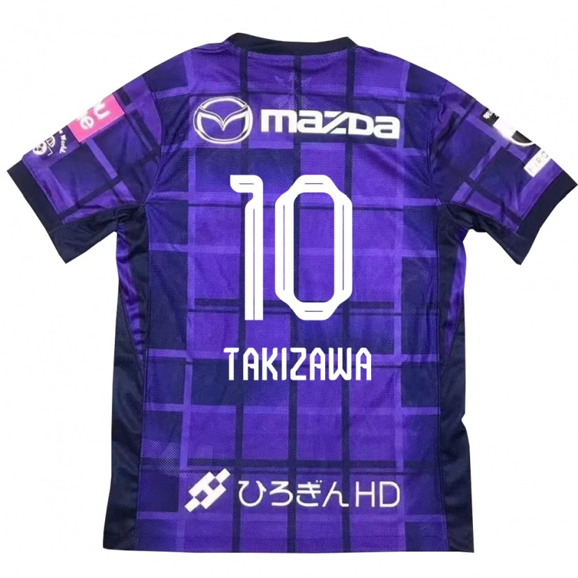 Danxenキッズ瀧澤千聖#10パープル オレンジホームシャツ2025/26ジャージーユニフォーム