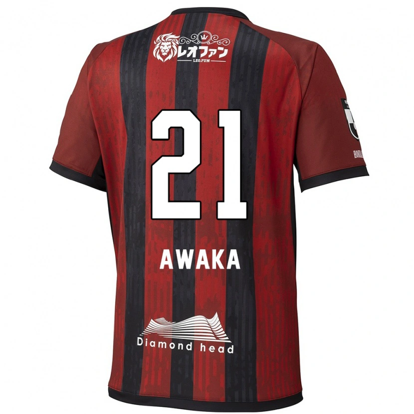 Danxenキッズ阿波加俊太#21レッド ブラックホームシャツ2025/26ジャージーユニフォーム