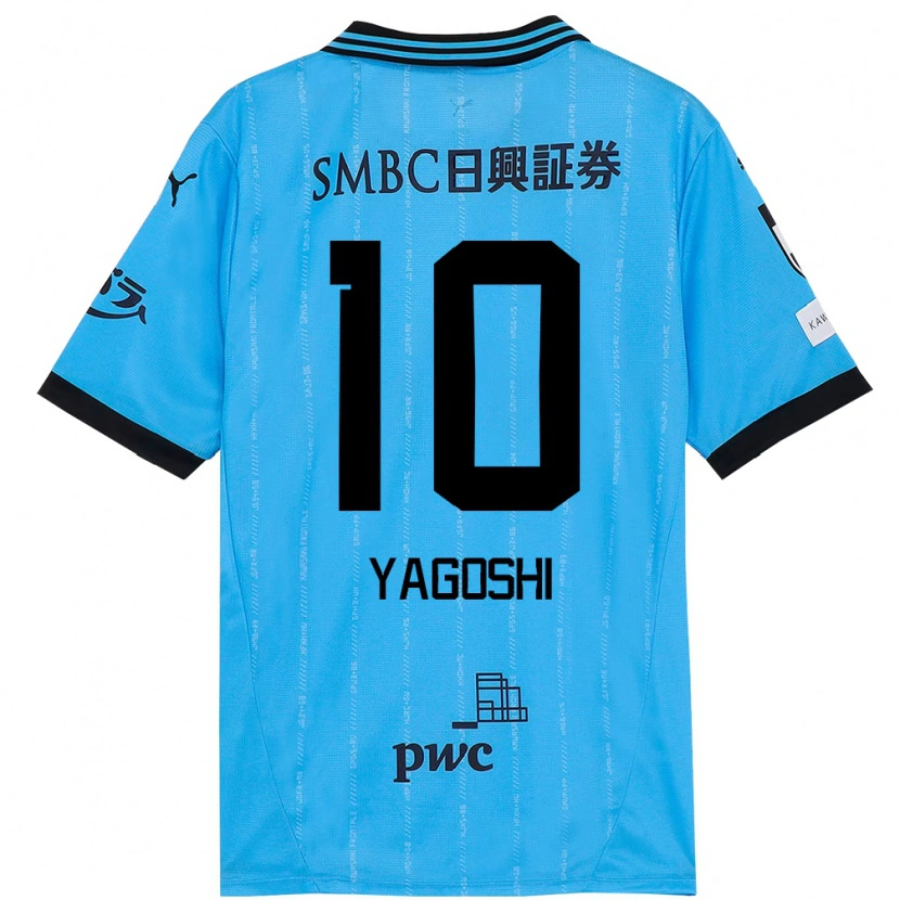 DanxenキッズMikito Yagoshi#10スカイブルー ブラックホームシャツ2025/26ジャージーユニフォーム