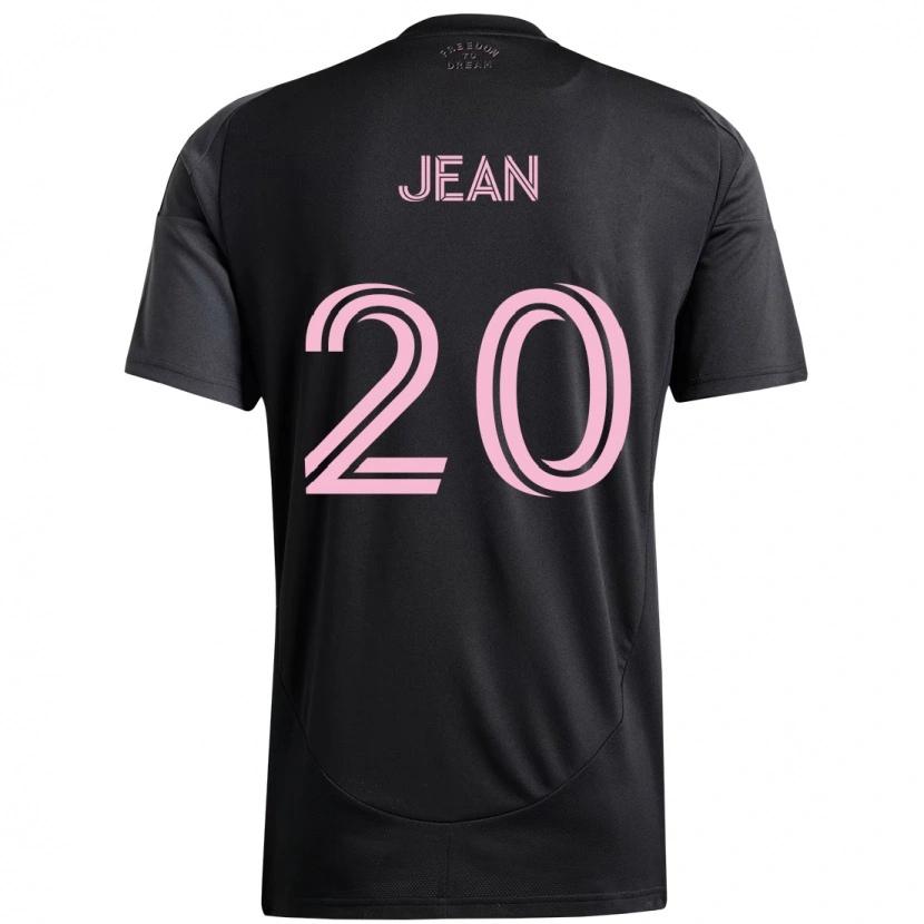 Danxenキッズコランタン・ジャン#20ブラック ピンクアウェイシャツ2025/26ジャージーユニフォーム