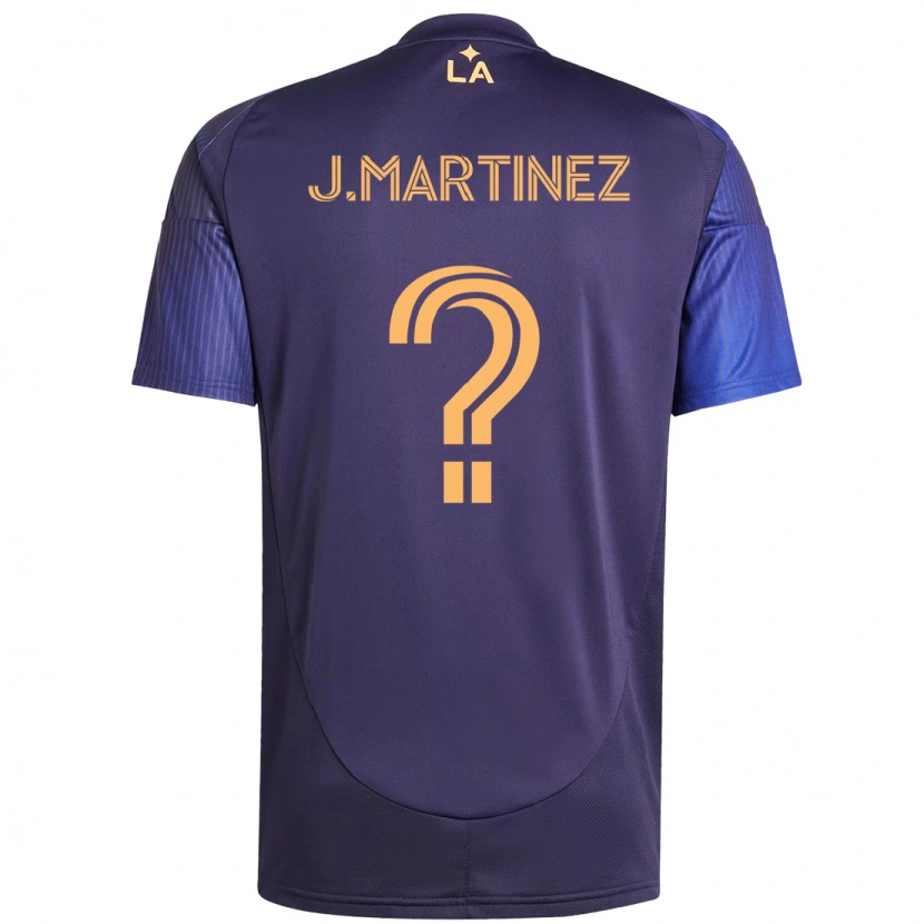DanxenキッズMono Martínez#0パープル ブルーアウェイシャツ2025/26ジャージーユニフォーム