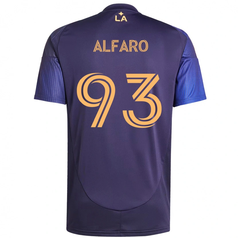 Danxenキッズトニー・アルファロ#93パープル ブルーアウェイシャツ2025/26ジャージーユニフォーム
