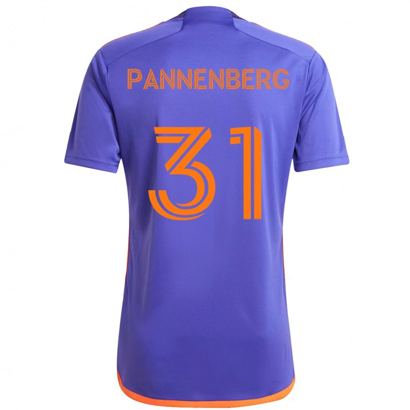 Danxenキッズアンドリュー・パネンベルク#31パープル オレンジアウェイシャツ2025/26ジャージーユニフォーム