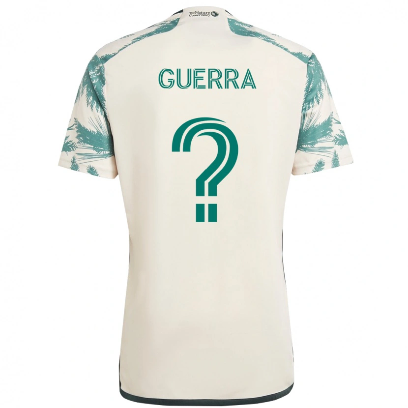 DanxenキッズGage Guerra#0ベージュ グリーンアウェイシャツ2025/26ジャージーユニフォーム