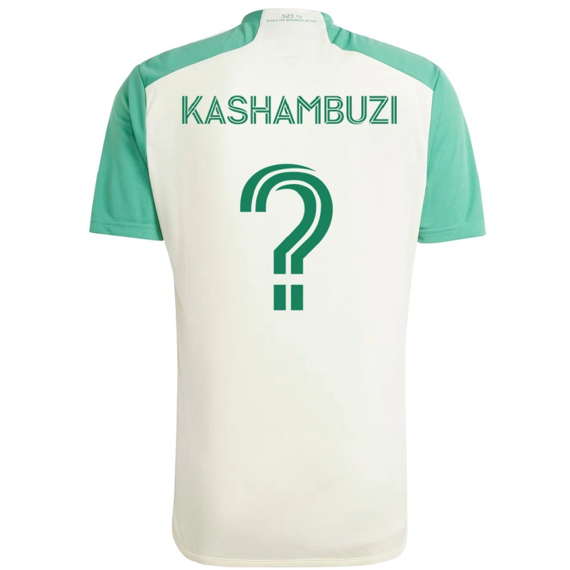 Danxenキッズニック・カシャンブジ#0ホワイト グリーンアウェイシャツ2025/26ジャージーユニフォーム